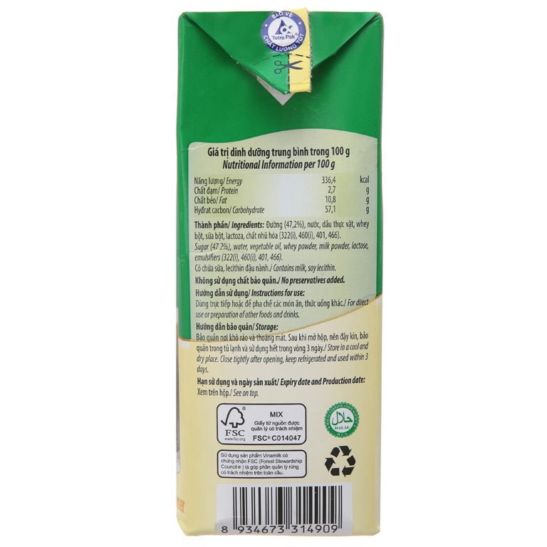 Kem Sữa Đặc Ngôi Sao Phương Nam Xanh Lá - 1284g