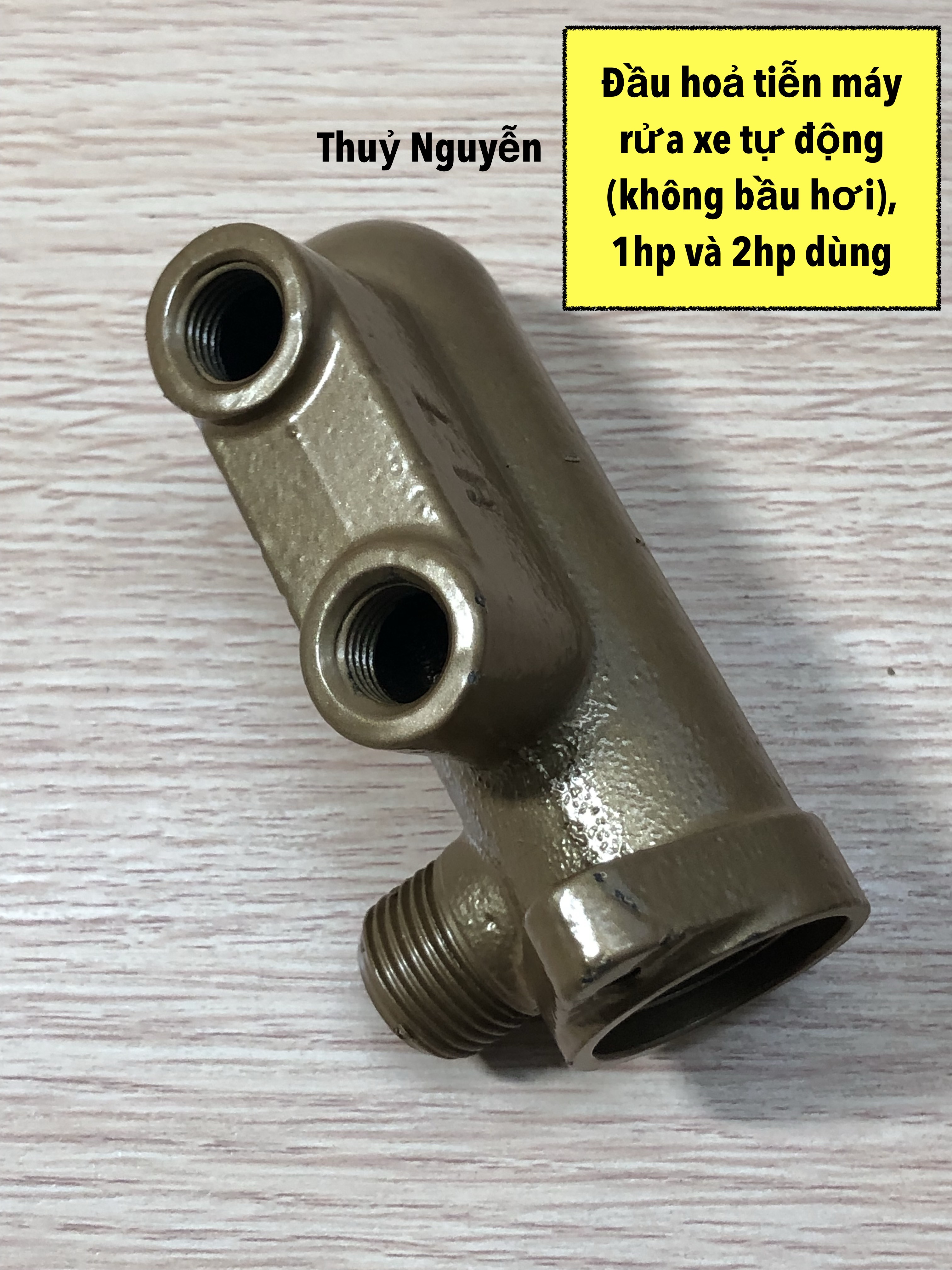 Đầu hoả tiễn máy rửa xe tự động kiểu Đài Loan 1hp và 2hp dùng chung