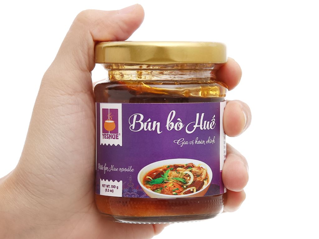 Gia vị hoàn chỉnh nấu bún bò Huế Yeshue hũ 150g