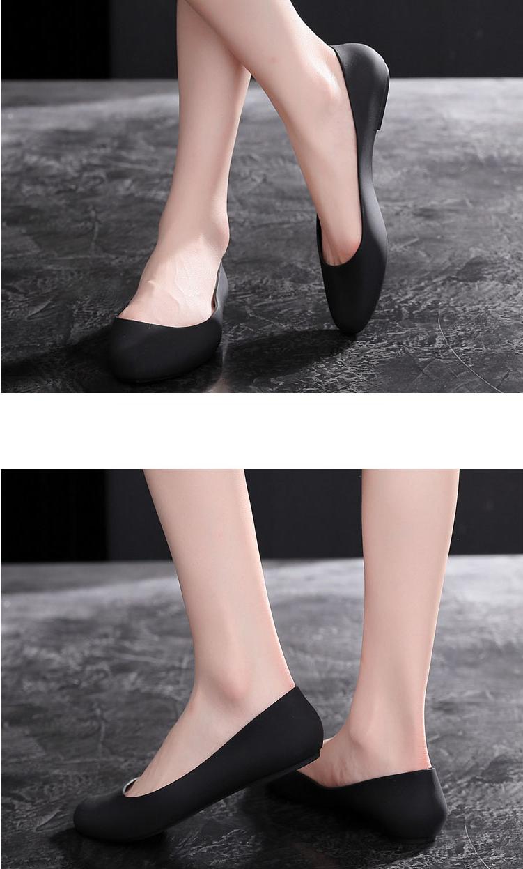 Giày búp bê nữ nhựa đi mưa size chuẩn nhiều màu V182