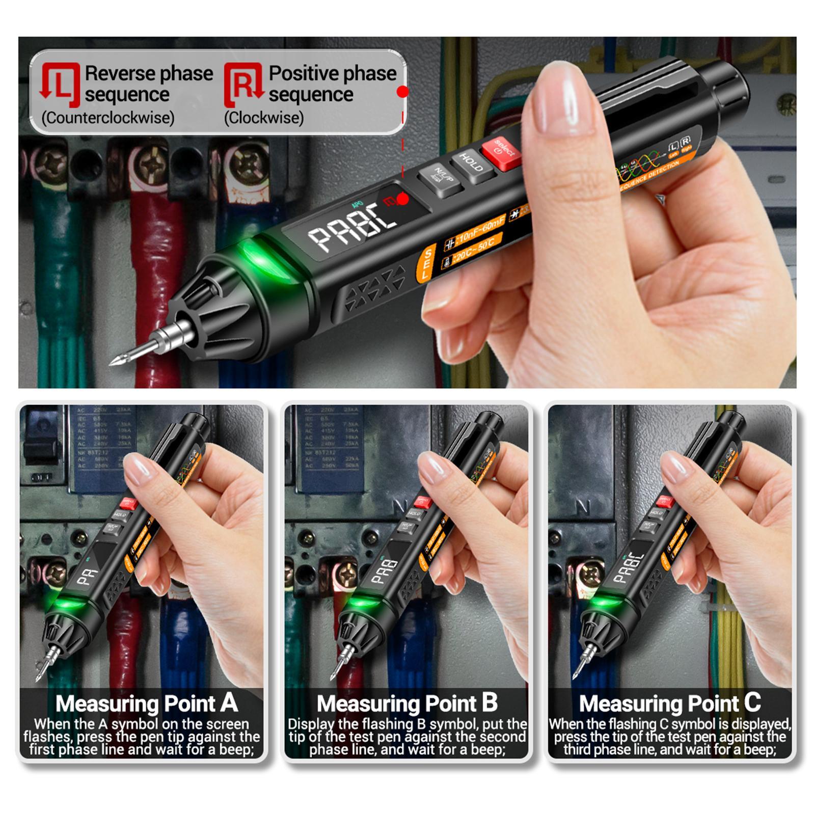 Multimeter Pen Voltage  Multimeter A3009 Continuity Test Voltage s for Automobile Household Appliance Maintenance Car Repair