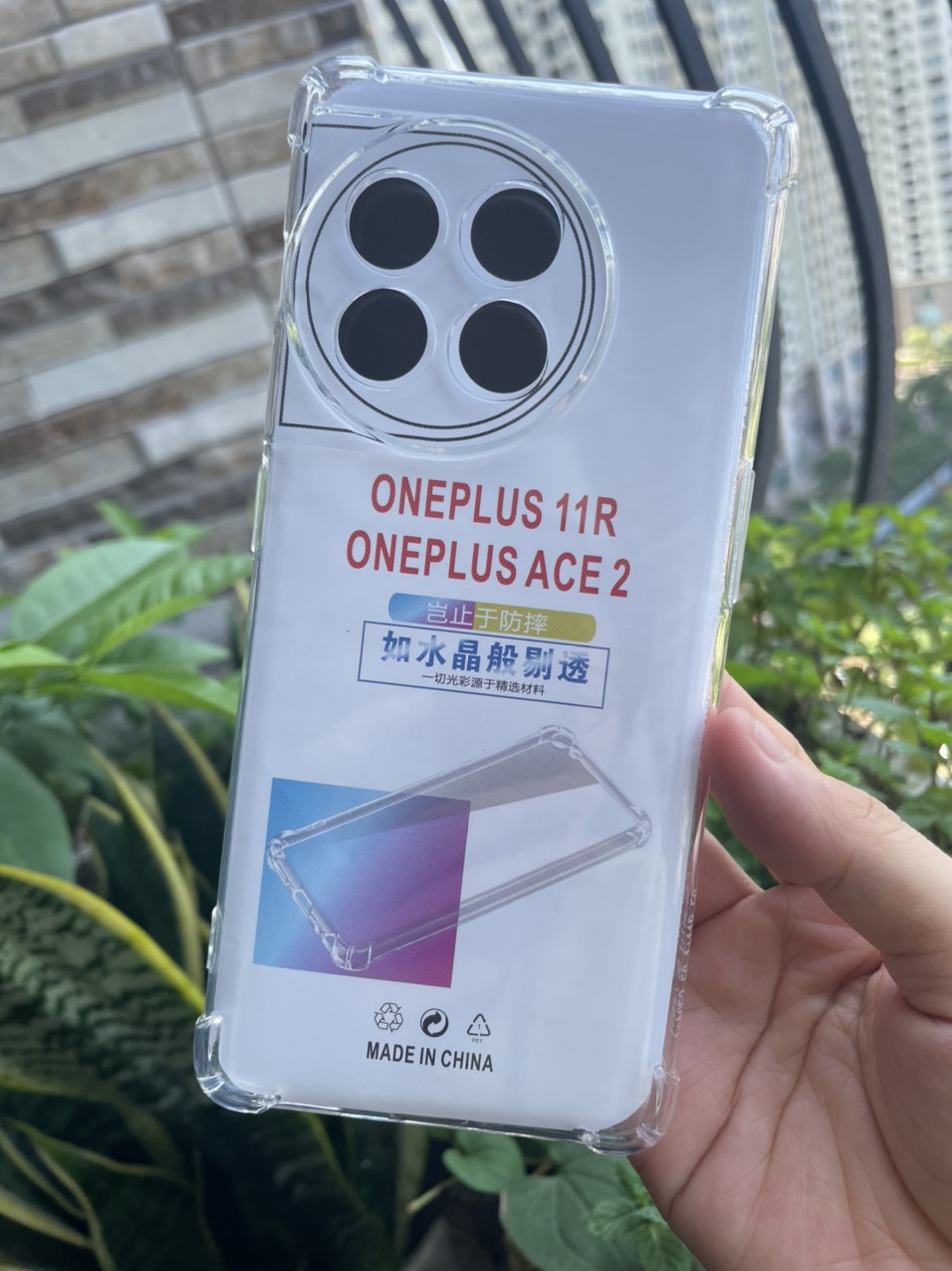 Ốp lưng dẻo cho Oneplus Ace 2, Oneplus 11R chống sốc 4 góc trong suốt , bảo vệ Camera