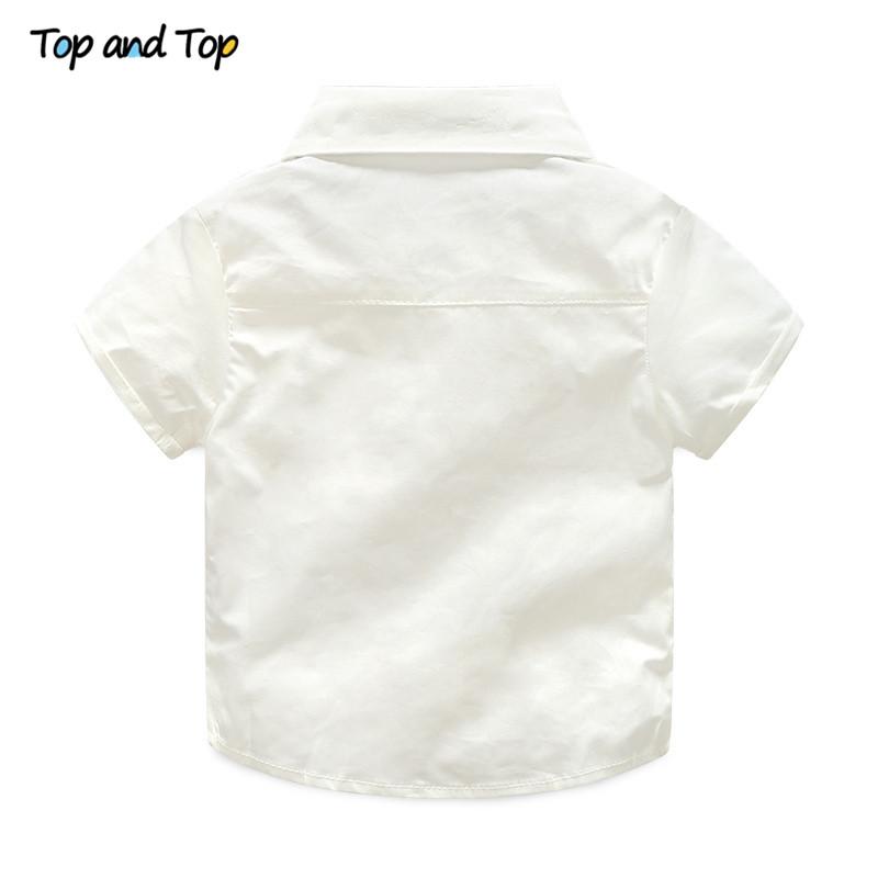 Phong Cách Mùa Hè Bé Trai Bộ Quần Áo Sơ Sinh 2 Chiếc Áo Thun Nữ Tay Ngắn + Treo Áo Quý Ông Lịch Lãm Phù Hợp Với