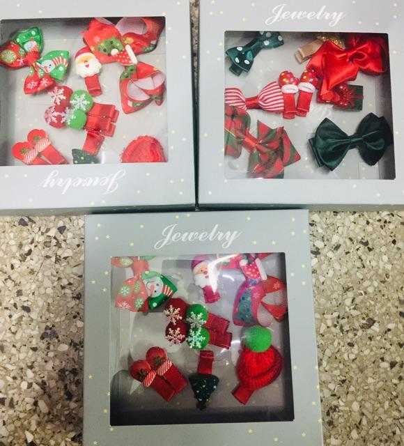 Set cặp tóc Noel