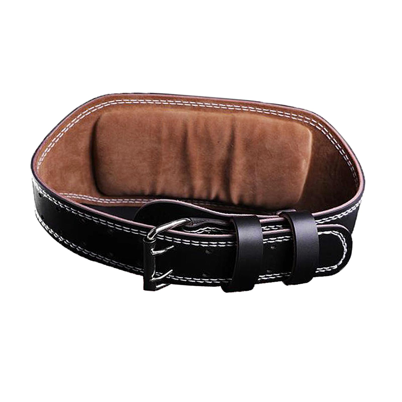 PU Leather Weight Lifting Belt Training Gym Body Building Men&Women 100cm