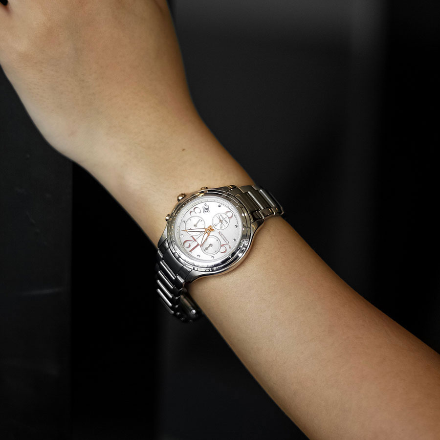 Đồng Hồ Nữ Citizen Dây Thép Không Gỉ FB1371-58P - Mặt Vàng