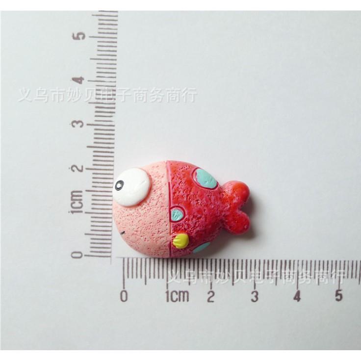 Chuyên Charm * Charm cá béo nhiều màu cho các bạn trang trí vỏ ốp điện thoại, DIY