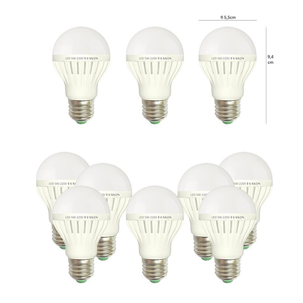 COMBO 10 bóng đèn led 7w tiết kiệm năng lượng tuổi thọ cực cao