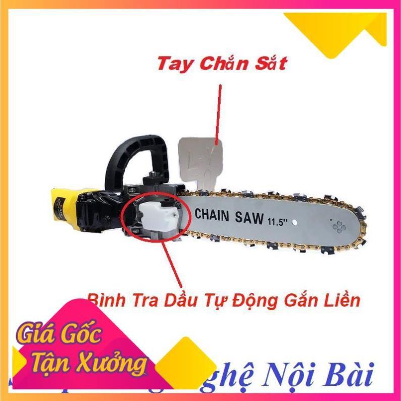 Lưỡi cưa xích - tra nhớt tự động- chẳn bảo vệ bằng sắt