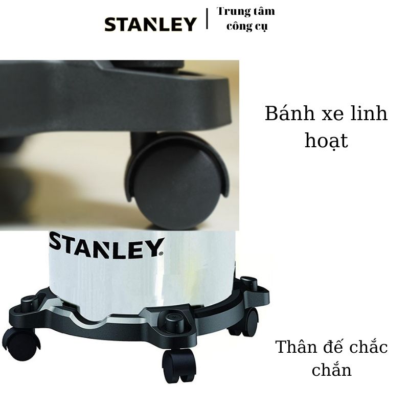 Máy Hút Bụi Công Nghiệp Hút Khô Và Ướt USA Stanley SL19116 - Hàng Chính Hãng