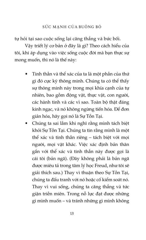 Sức Mạnh Của Buông Bỏ - Học Cách Buông Bỏ Để Tự Do