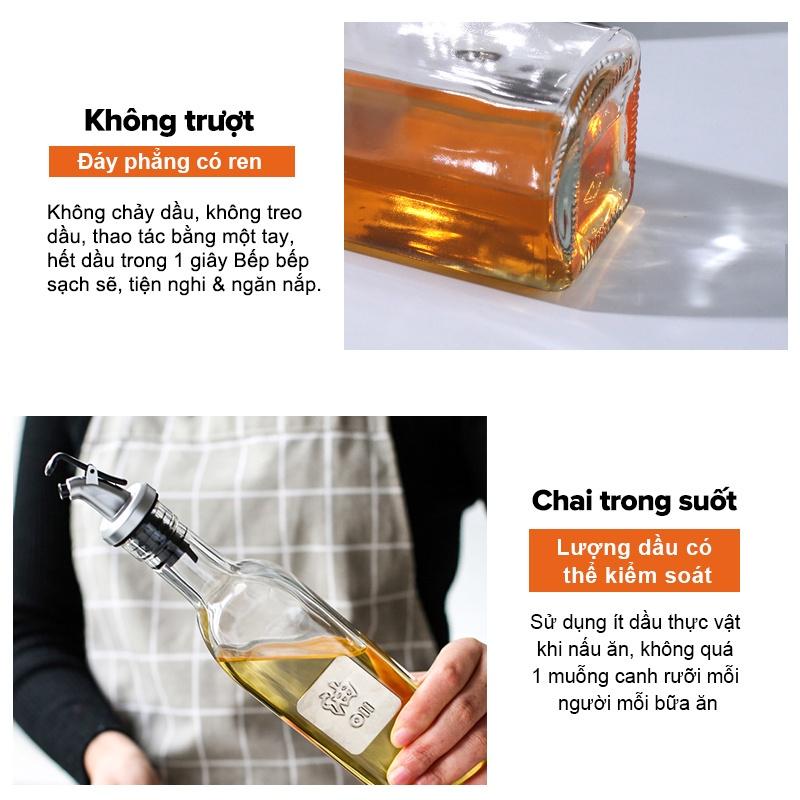 Chai Lọ Đựng Gia Vị Kitchin-Tanoshii Nhật Bản  tặng tem dáng ️Hanrui Offical️