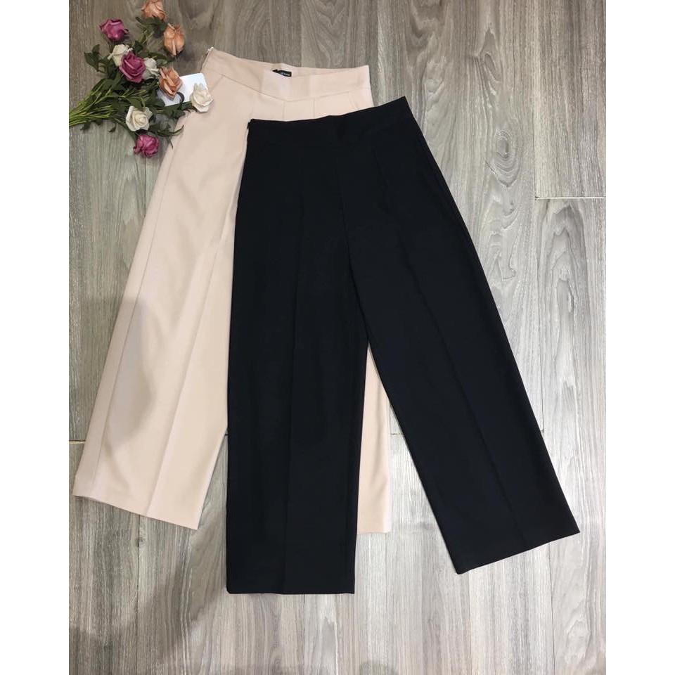 Quần sớ ống rộng phong cách Culottes