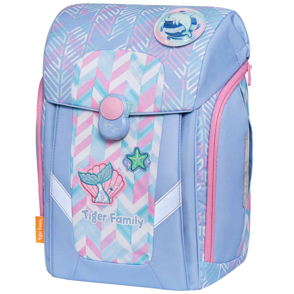 Cặp Chống Gù Infinity Schoolbag - Pastel Ocean - Go Green - Tiger Family TGFY-002A