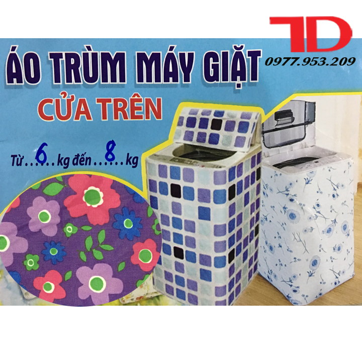 Áo trùm máy giặt Cửa Trên 6kg - 13kg