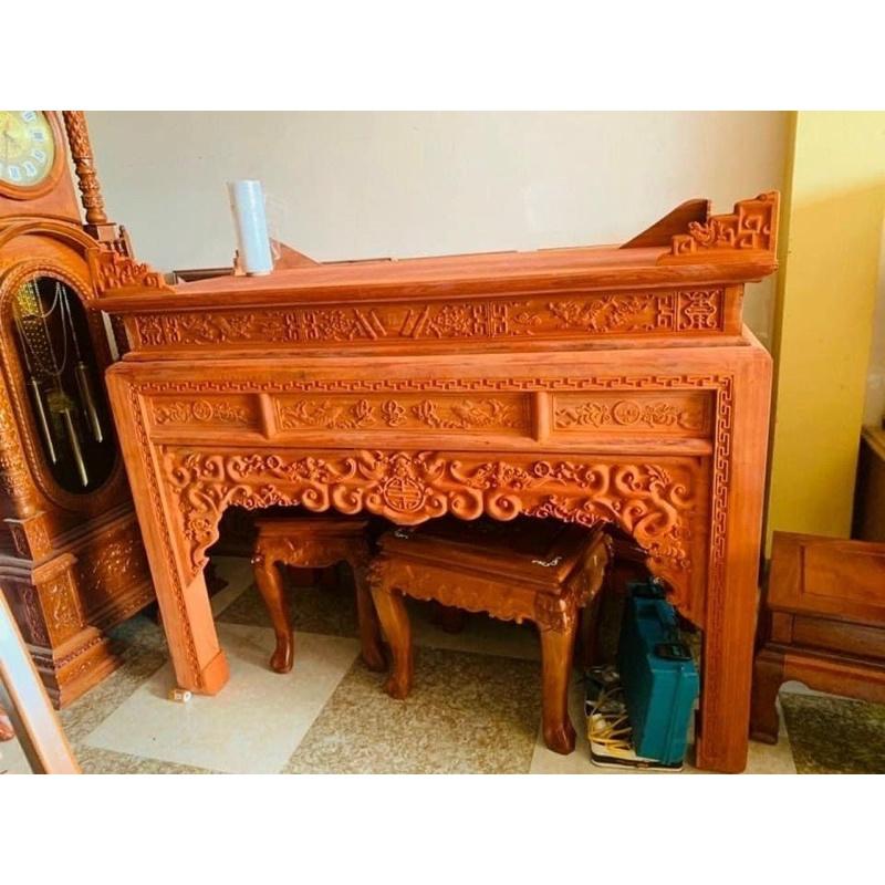 Bàn thờ gỗ hương đỏ