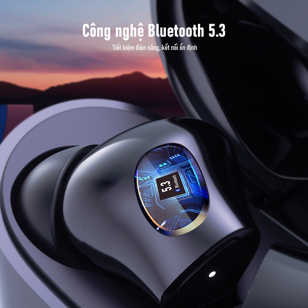 Tai Nghe Bluetooth ROBOT Airbuds T30 Plus Thiết Kế In-Ear Chống Nước Hàng Chính Hãng