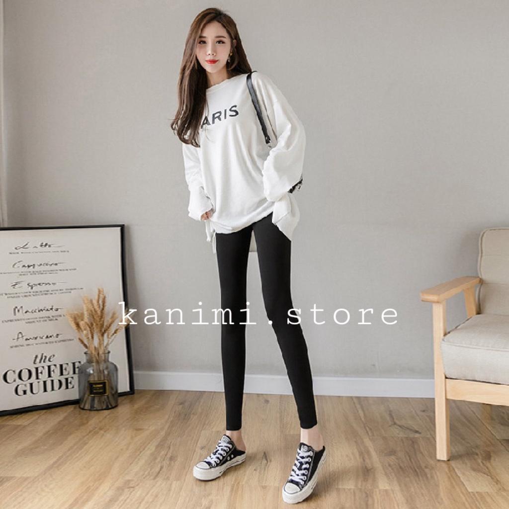 Quần Legging dài nữ - legging mỏng ôm giữ nhiệt mùa đông Kanimi