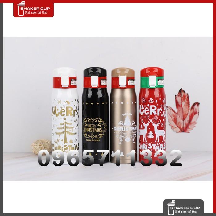 Bình giữ nhiệt Giáng Sinh Noel Merry Christmas 500ml Cao Cấp