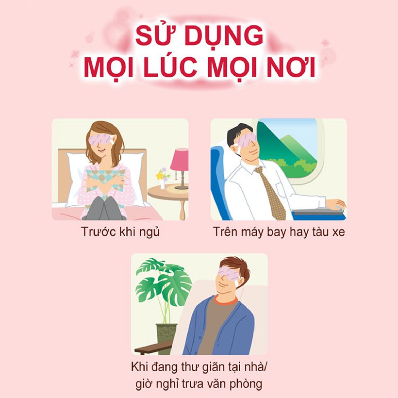 Túi Chườm Mắt Thảo Dược Giảm Đau Đầu, Nhức Mỏi Mắt