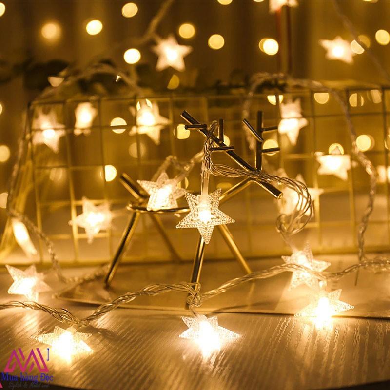 Đèn Trang Trí Dây Đèn Led Trang Trí Ngôi Sao START Nhiều Kích Thước