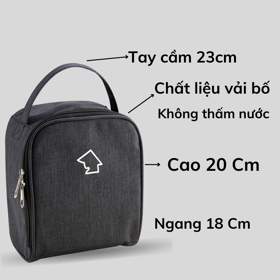 Bộ 2 hộp đựng cơm, trữ thức ăn thủy tinh cường lực chịu nhiệt COBA'COOK 2 hộp chữ nhật 640ml và 1 túi giữ nhiệt- CCL62BS