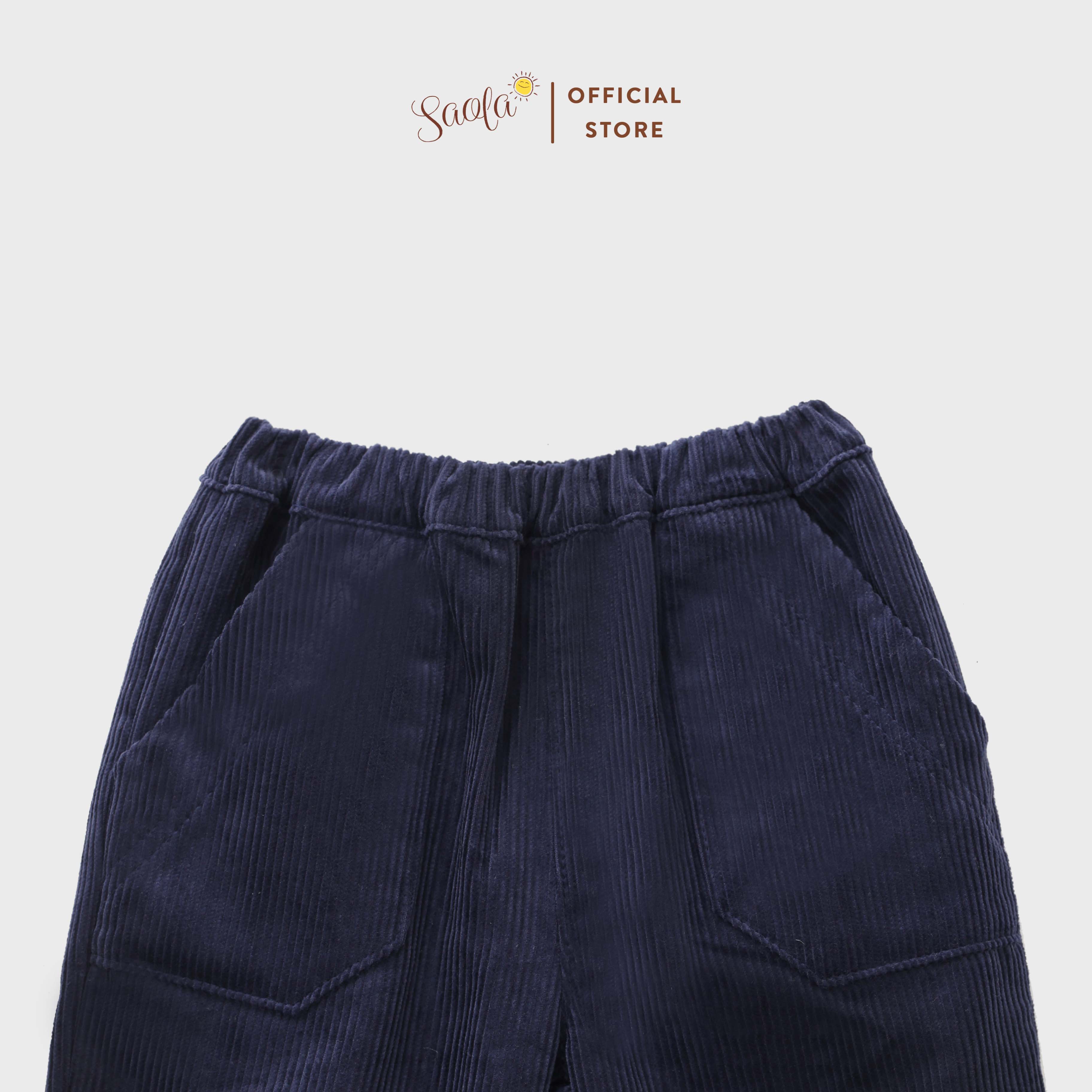 Quần Dài Nhung Tăm Cao Cấp Phong Cách Hàn Quốc Cho Bé - JUDE PANTS - PCD005 - SAOLA KIDS CLOTHING