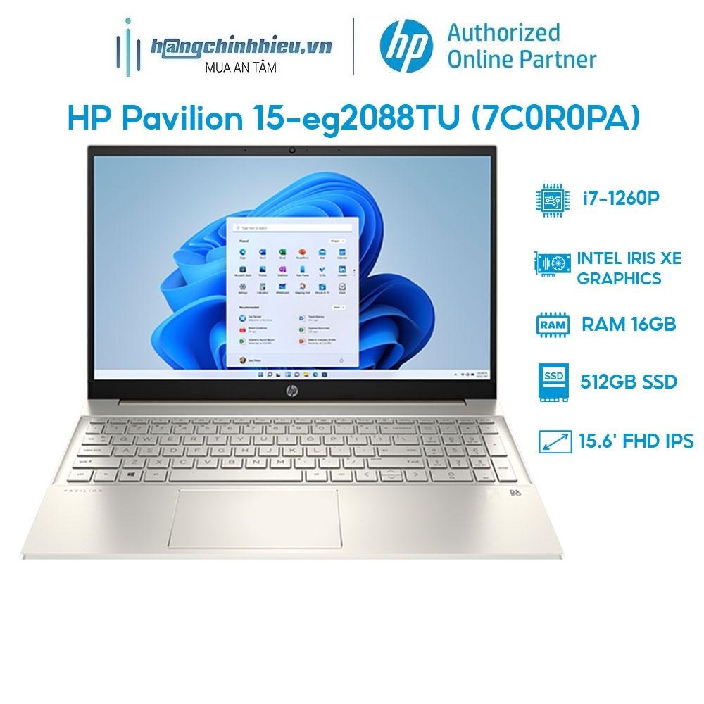 Laptop HP Pavilion 15-eg2088TU 7C0R0PA i7-1260P | 16GB | 512GB | 15.6' FHD Hàng chính hãng