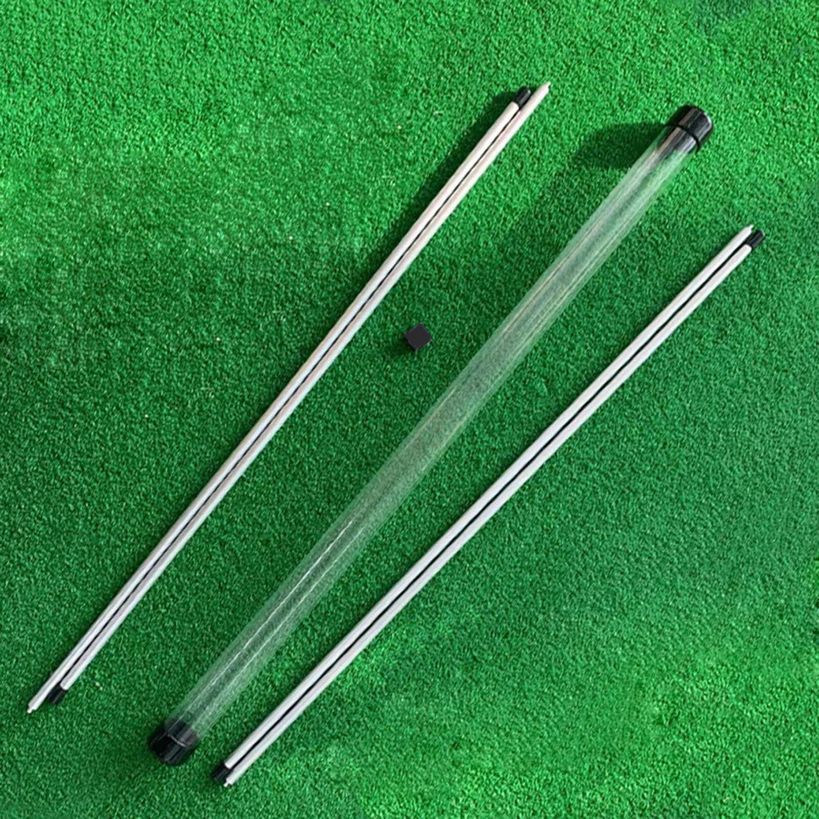 2 Pack Golf Alignment Sticks Posture Corrector 120cm Swing Trainer