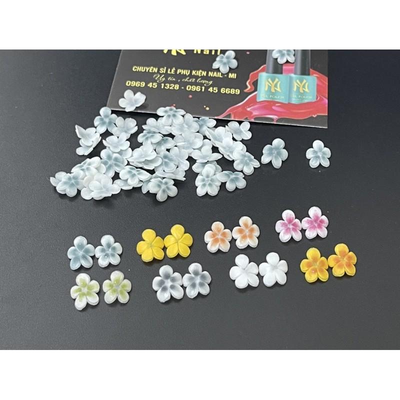 Hoa Bột nail” sét 10 bông Mai đơn”