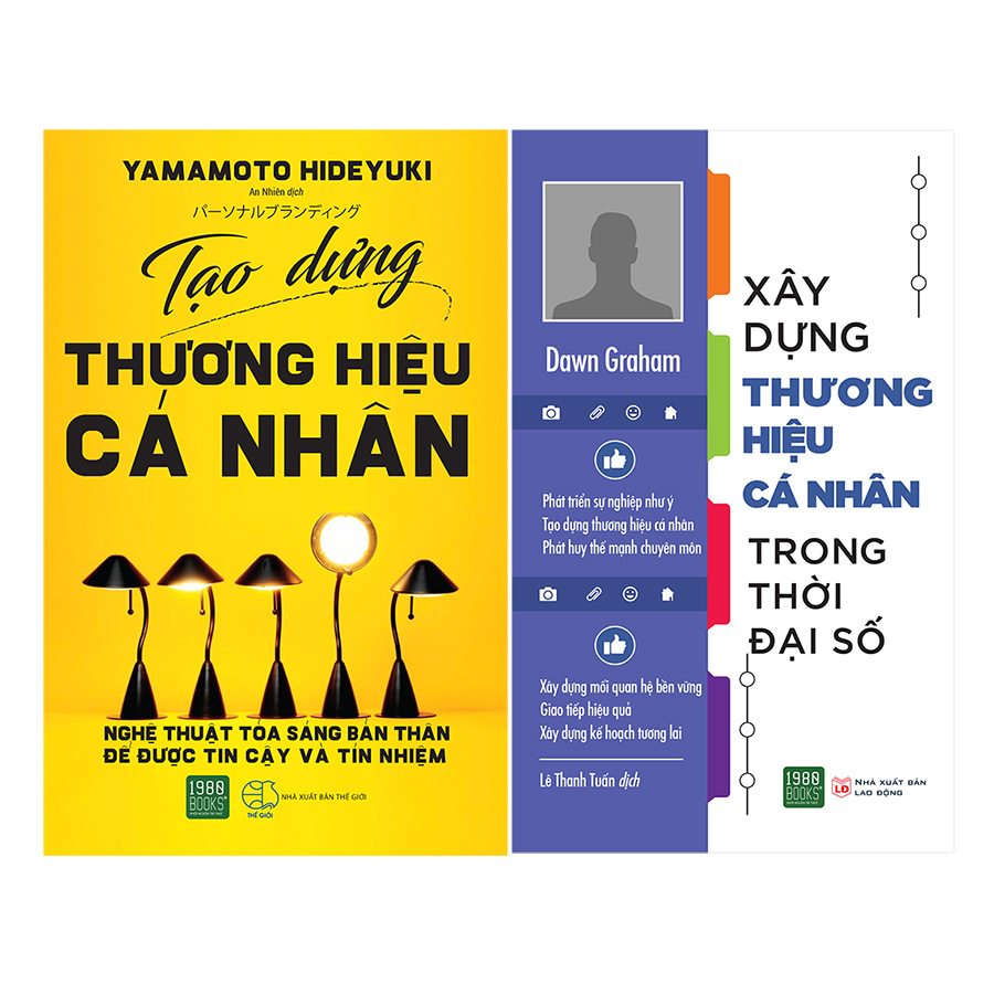 Combo Tạo Dựng Thương Hiệu Cá Nhân + Xây Dựng Thương Hiệu Cá Nhân Trong Thời Đại Số ( 2 Cuốn )