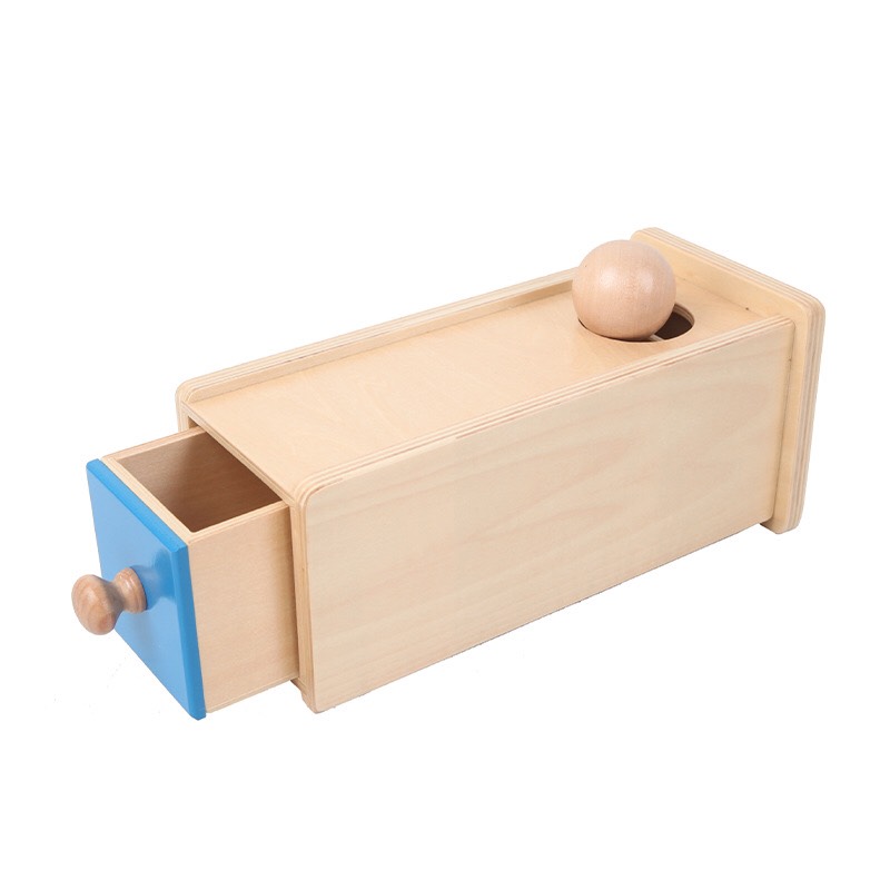 Giáo cụ Montessori cho bé 0-3 tuổi. Hộp thả bóng dài