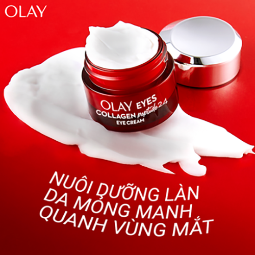 Kem Mắt OLAY Collagen Peptide 24 Tái Tạo Da Căng Bóng 15ml