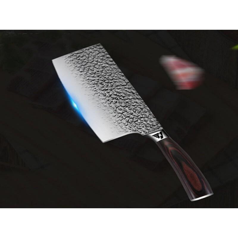 DAO - DAO BẾP NHẬT BẢN USUBA THÉP DAMASCUS MÃ DDT113 nt topcomshop vn