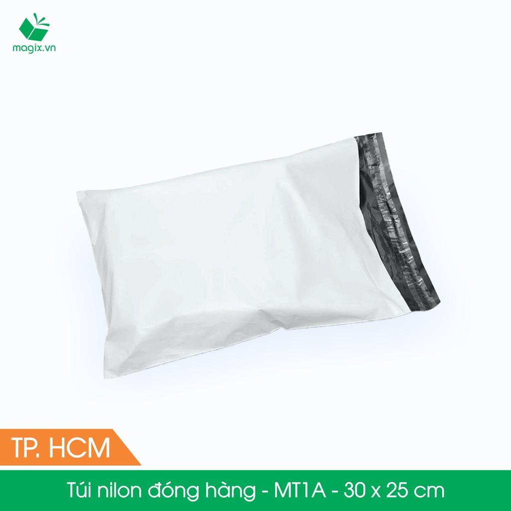 MT1A - 30x25 cm - 500 túi nilon 2 lớp đóng hàng thay thùng hộp carton