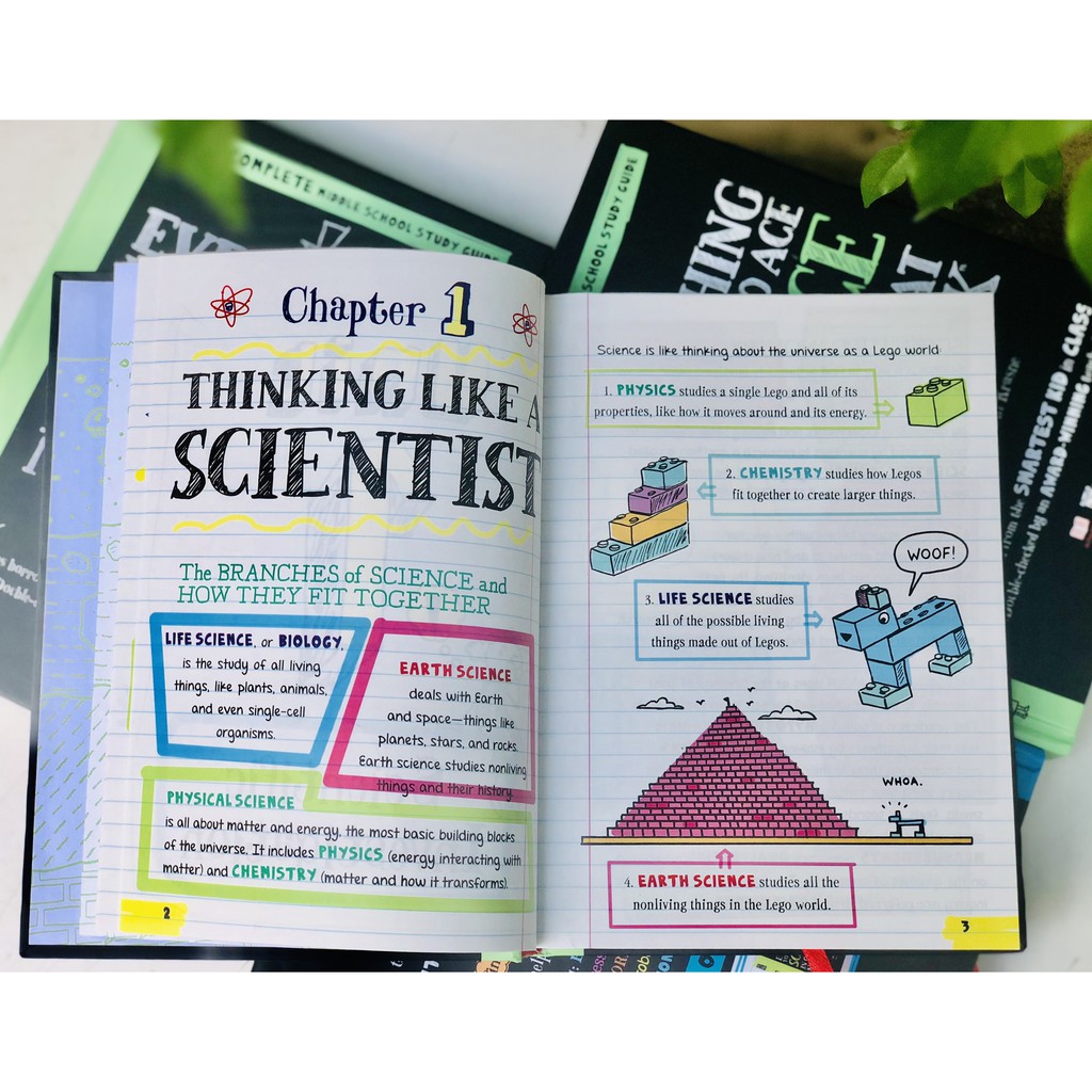 Sách - Everything you need to ace science - Sổ tay khoa học Á Châu Books