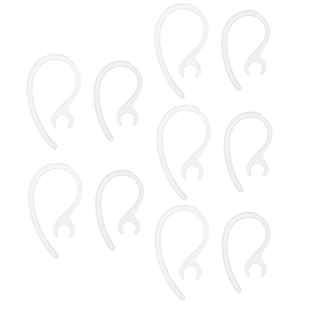 10 Pairs Replacement Earhook Ear Hook Loop Earloop Clip for Headset