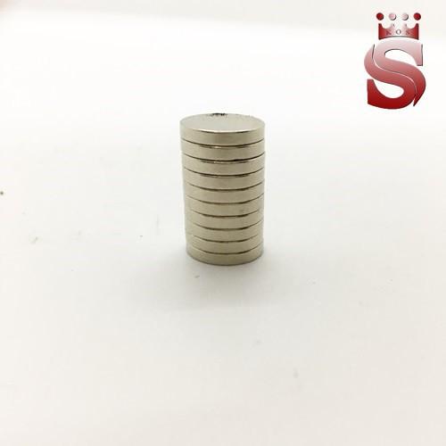 Nam châm viên tròn kích thước 12x2mm