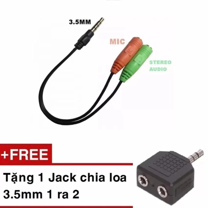 Cáp chia 2 tai nghe, cáp nhia 2 cổng 3.5mm dây chia Từ 1 ra 2 tai nghe và phone , jack cắm 3.5mm