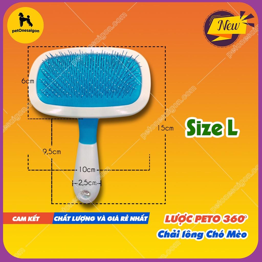 Lược Peto Chải Lông Thú Cưng xoay 360 độ