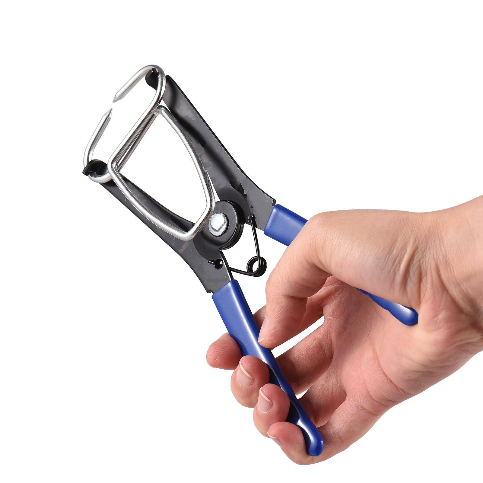 Spring Clamp Pliers with 10 Miter Clamps Woodworking Tool Miter Pliers and Clips for Frames Moldings Wooden Composite Miter Corners