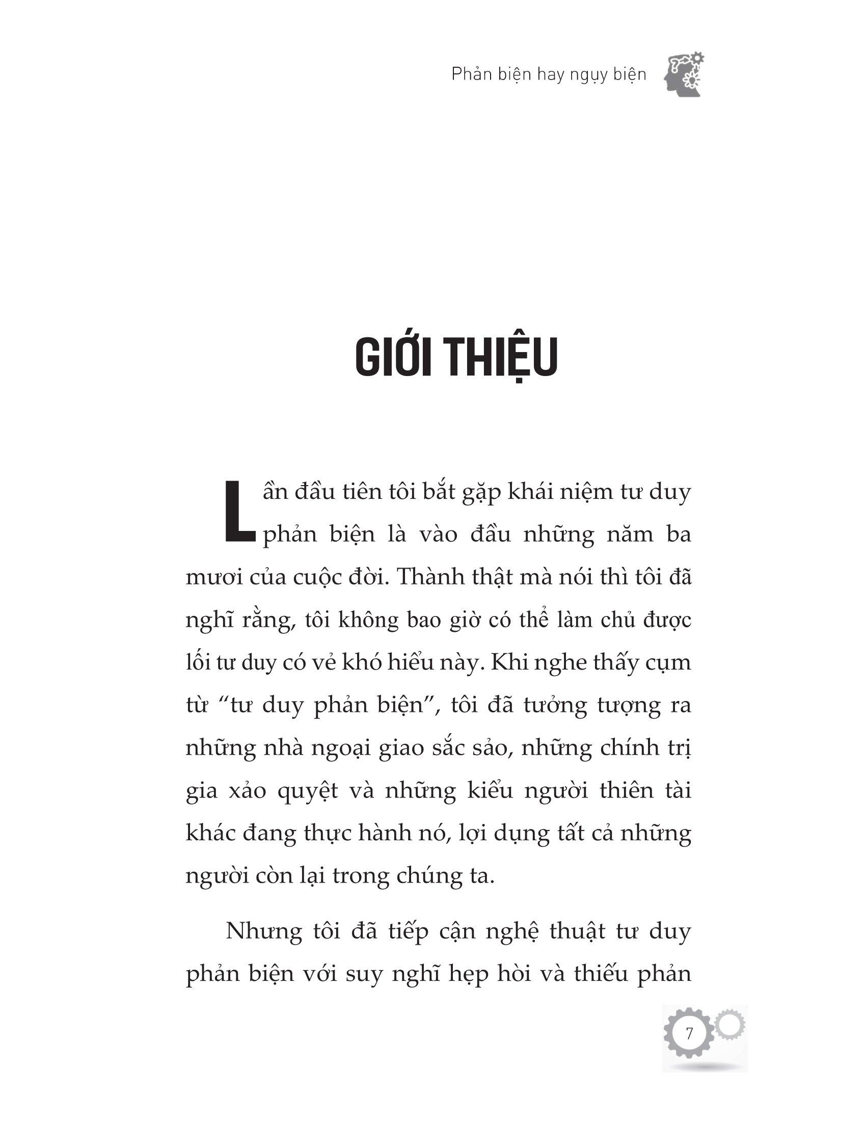 Phản Biện Hay Ngụy Biện