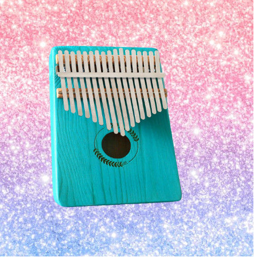 Đàn Kalimba 17 phím gỗ mahagony JC00075-Tặng túi nhung bảo vệ đàn và phụ kiện