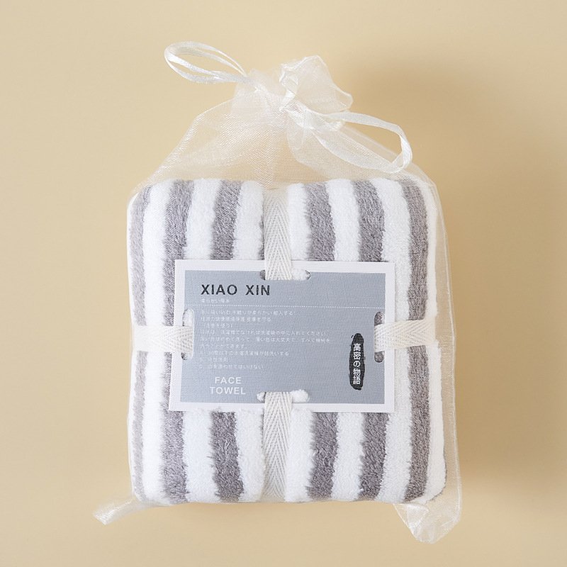 Combo 3 - Khăn mặt siêu thấm chất liệu 100 cotton siêu mềm mại thoải mái - 87101