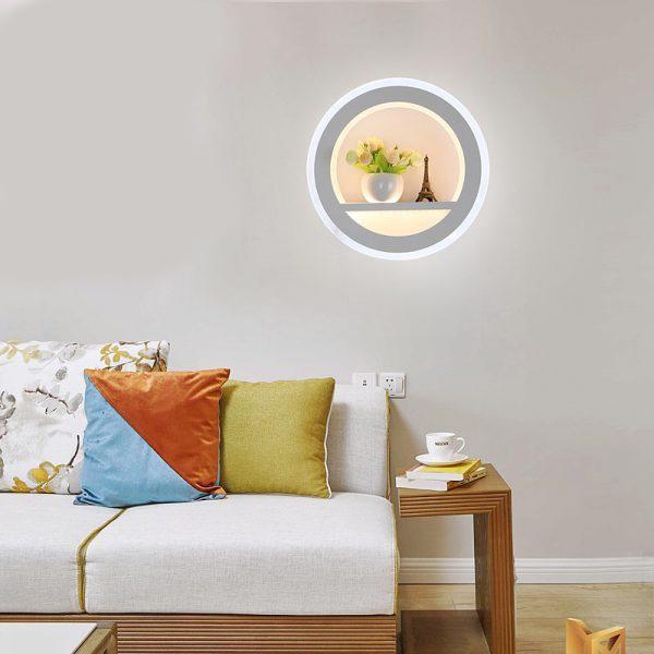 Đèn Led treo tường gắn tường trang trí nhà cầu thang tháp và lọ hoa Dùng đèn led ánh sáng vàng Bảo hành 12 tháng