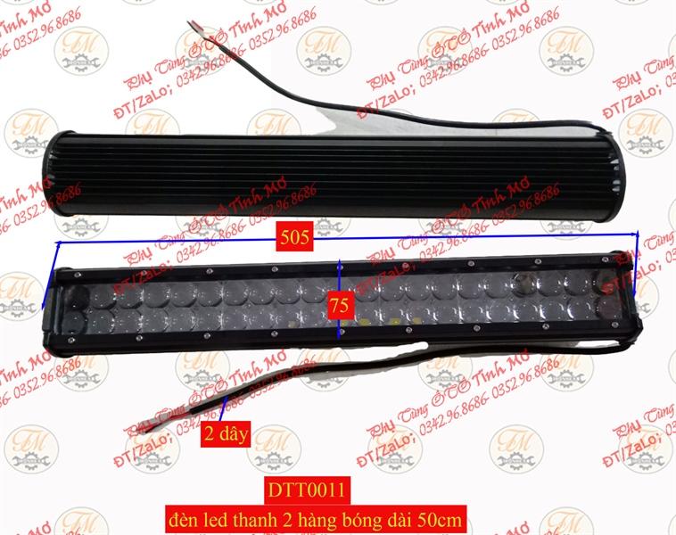 đèn led thanh 2 hàng bóng dài 50cm