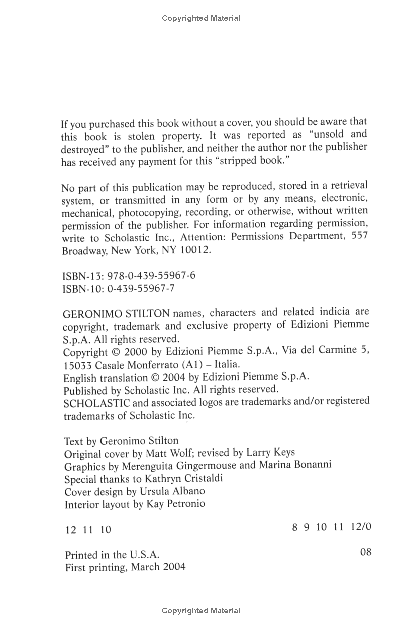 Sách ngoại văn: Four Mice Deep In The Jungle (Geronimo Stilton, No. 5)