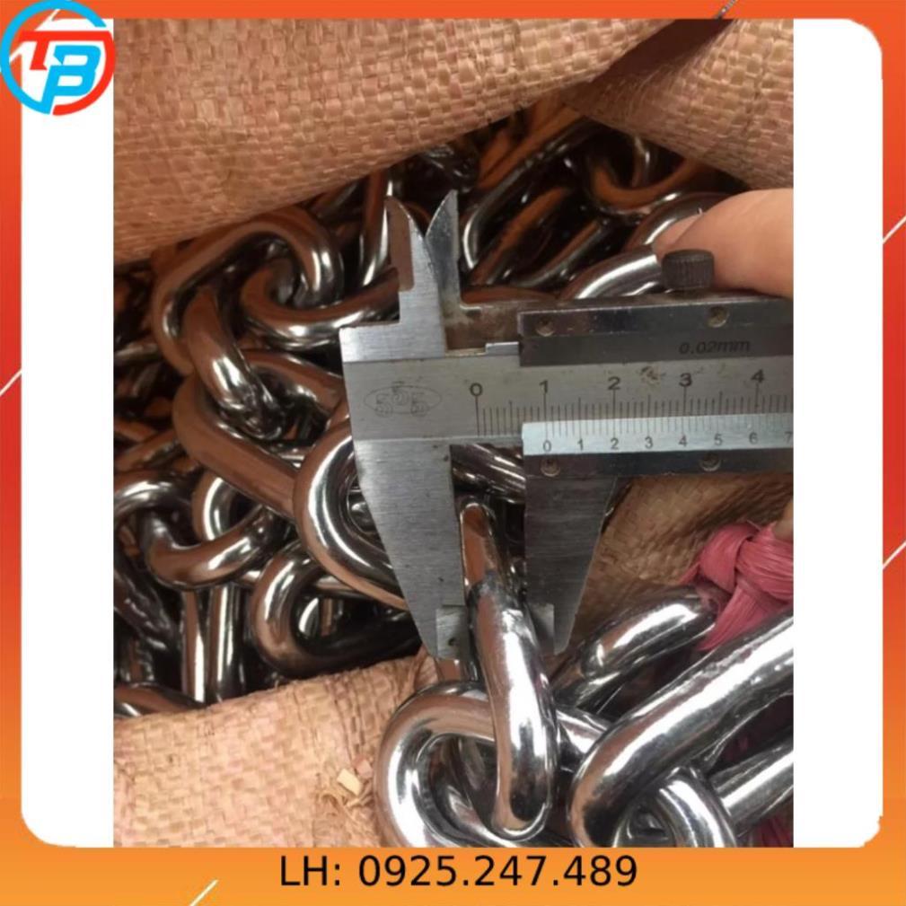 Dây Xích INOX 304 chuẩn xịn 5mm.Kimkhinhatphat