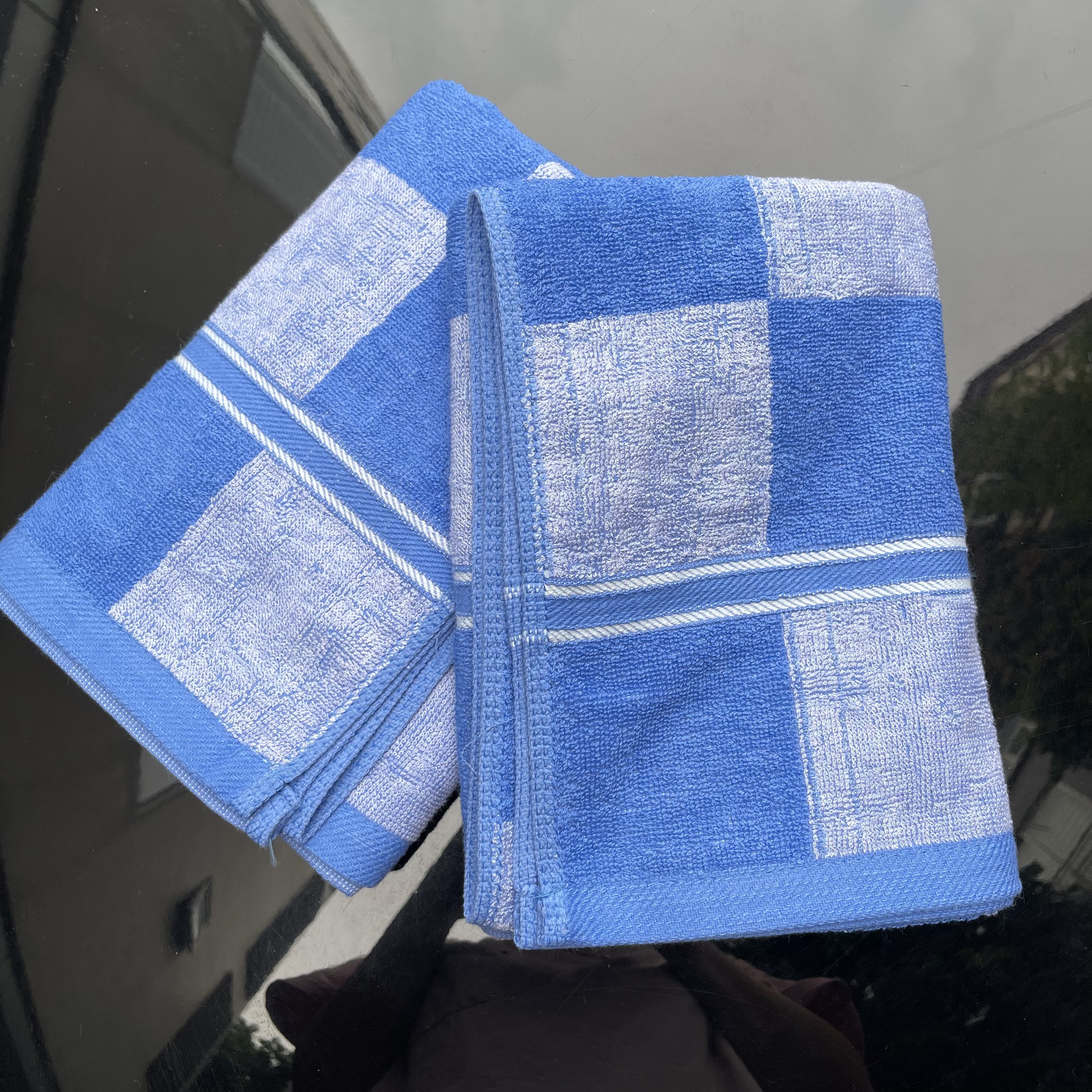 Khăn tắm kẻ Caro Tân Thịnh, KT 50x100cm