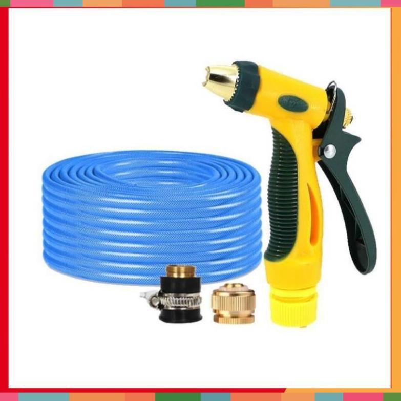 Bộ dây vòi xịt nước rửa xe, tưới cây tăng áp 3 lần,loại 20M  206317
